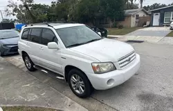 Salvage cars for sale from Copart Orlando, FL: 2006 Toyota Highlander Hybrid