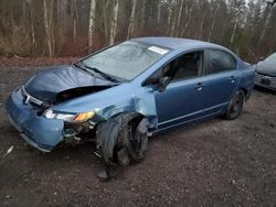 Salvage cars for sale at Cookstown, ON auction: 2008 Honda Civic DX-G