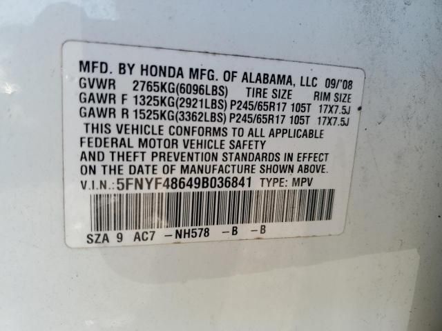 2009 Honda Pilot EXL