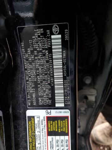 2012 Toyota Camry Base