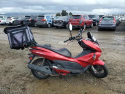 Salvage motorcycles for sale at American Canyon, CA auction: 2013 Honda PCX 150