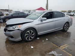 Honda Accord ex salvage cars for sale: 2017 Honda Accord EX