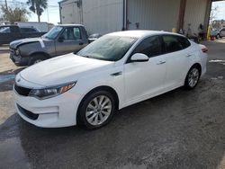 Salvage cars for sale at Riverview, FL auction: 2017 KIA Optima LX