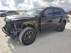 Salvage SUVs for sale at auction: 2017 Jeep Grand Cherokee Trailhawk