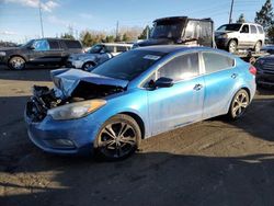 Salvage cars for sale at auction: 2014 KIA Forte EX