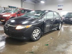 2012 Honda Civic LX en venta en Elgin, IL