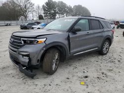 Salvage cars for sale at Loganville, GA auction: 2022 Ford Explorer XLT