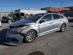 Salvage cars for sale at Anthony, TX auction: 2015 Hyundai Sonata Sport