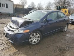 Salvage cars for sale at Laurel, MD auction: 2007 Honda Civic LX