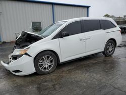 Salvage cars for sale from Copart Tulsa, OK: 2013 Honda Odyssey EXL