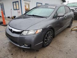 Salvage cars for sale at Pekin, IL auction: 2010 Honda Civic LX