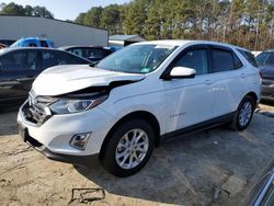 Salvage cars for sale at Seaford, DE auction: 2018 Chevrolet Equinox LT