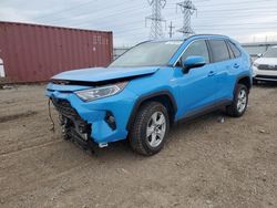 Salvage cars for sale at Elgin, IL auction: 2021 Toyota Rav4 XLE