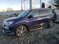 Salvage cars for sale at Windsor, NJ auction: 2016 Honda Pilot Elite