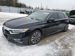 Salvage cars for sale from Copart Bowmanville, ON: 2020 Honda Accord Hybrid