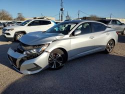 Nissan salvage cars for sale: 2022 Nissan Sentra SV