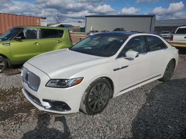 2017 Lincoln Continental Reserve