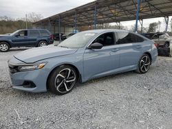 Salvage cars for sale at Cartersville, GA auction: 2022 Honda Accord Hybrid Sport