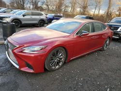 Salvage cars for sale at Marlboro, NY auction: 2018 Lexus LS 500 Base