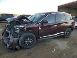 Salvage cars for sale at Houston, TX auction: 2013 Infiniti JX35