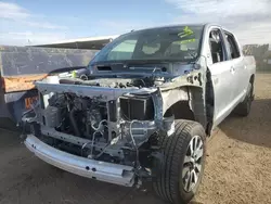 Toyota salvage cars for sale: 2019 Toyota Tundra Crewmax Limited