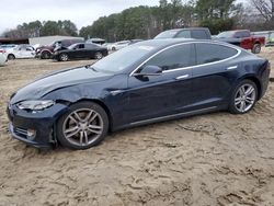 Salvage cars for sale at Seaford, DE auction: 2014 Tesla Model S