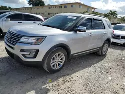 Ford Explorer xlt salvage cars for sale: 2017 Ford Explorer XLT