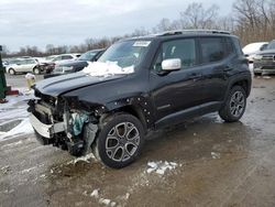 Jeep Vehiculos salvage en venta: 2016 Jeep Renegade Limited