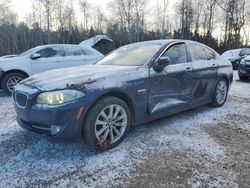 Salvage cars for sale from Copart Cookstown, ON: 2012 BMW 528 XI