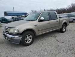 Salvage cars for sale from Copart Chicago: 2002 Ford F150 Supercrew