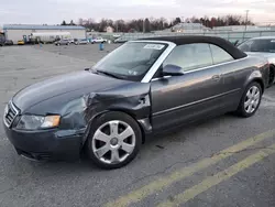 Salvage cars for sale at Pennsburg, PA auction: 2004 Audi A4 1.8 Cabriolet