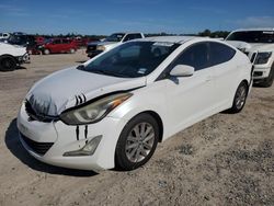 Salvage cars for sale at Houston, TX auction: 2014 Hyundai Elantra SE