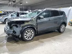 Salvage cars for sale at Candia, NH auction: 2017 Ford Escape Titanium