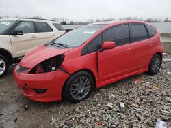 Honda salvage cars for sale: 2010 Honda FIT Sport