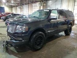 Salvage cars for sale at Woodhaven, MI auction: 2015 Lincoln Navigator L