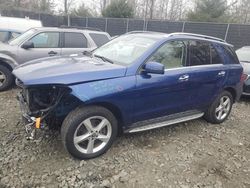 Salvage cars for sale at Waldorf, MD auction: 2019 Mercedes-Benz GLE 400 4matic