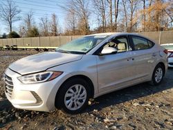 Hyundai salvage cars for sale: 2017 Hyundai Elantra SE