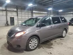 Salvage cars for sale at Des Moines, IA auction: 2015 Toyota Sienna LE