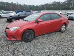 Salvage cars for sale from Copart Ellenwood, GA: 2015 Toyota Corolla L