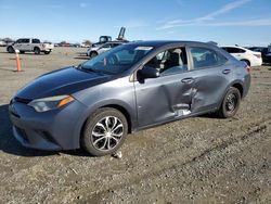 Salvage cars for sale from Copart Antelope, CA: 2015 Toyota Corolla L