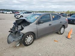 Salvage cars for sale at Houston, TX auction: 2015 Nissan Versa S