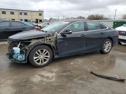 Salvage cars for sale at Wilmer, TX auction: 2018 Chevrolet Malibu LT