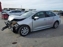 Salvage cars for sale from Copart Grand Prairie, TX: 2022 Toyota Corolla LE