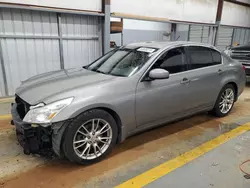 Salvage cars for sale from Copart Mocksville, NC: 2008 Infiniti G35