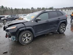 Jeep salvage cars for sale: 2014 Jeep Cherokee Trailhawk