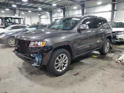 Salvage cars for sale at Ham Lake, MN auction: 2015 Jeep Grand Cherokee Limited