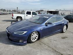 Salvage cars for sale at Sun Valley, CA auction: 2017 Tesla Model S