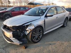 Salvage cars for sale at Spartanburg, SC auction: 2018 Volkswagen Passat S