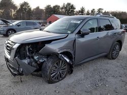 Salvage cars for sale at Mendon, MA auction: 2024 Nissan Pathfinder SL