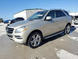 Salvage cars for sale at Haslet, TX auction: 2012 Mercedes-Benz ML 350 4matic